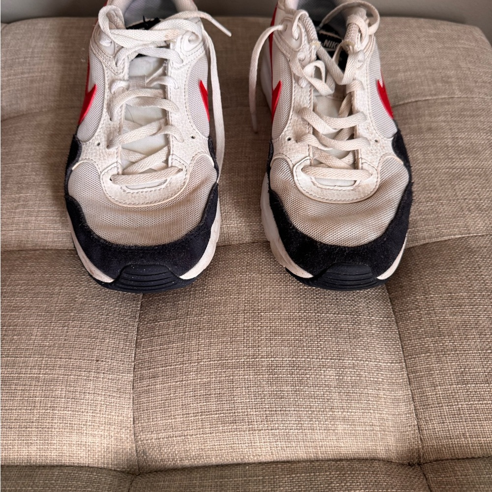 Nike Kids Sneakers in White, Blue, and Red